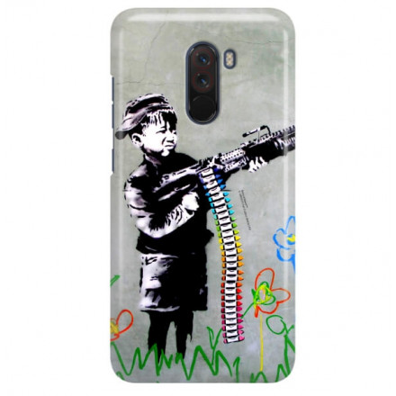 ETUI NA TELEFON XIAOMI POCO F1 BANKSY WZÓR BK162