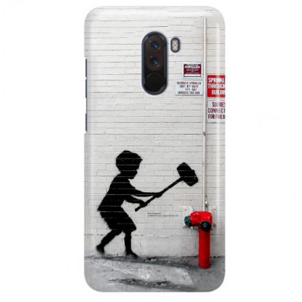 ETUI NA TELEFON XIAOMI POCO F1 BANKSY WZÓR BK178