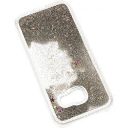 GUMA LIQUID ETUI NA TELEFON SAMSUNG GALAXY A3 2017 A320F SREBRNY