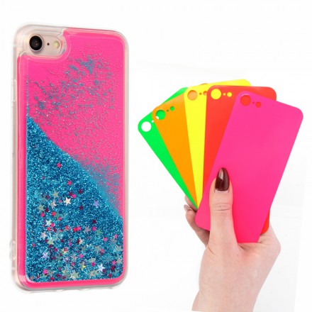 ETUI GUMA LIQUID SAMSUNG GALAXY A3 A300 NIEBIESKI + 5x WKŁADKA NEONOWA