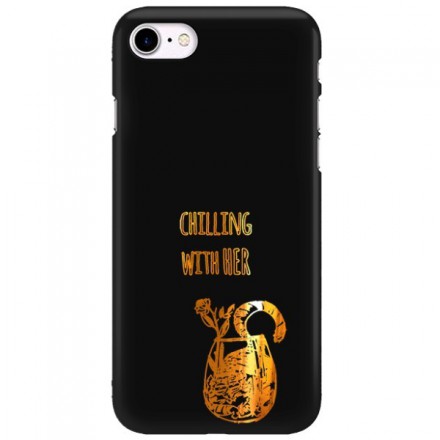 NEON GOLD ETUI NA TELEFON IPHONE 7 8 A1778/A1905 MIENIĄCE SIĘ ZLC106