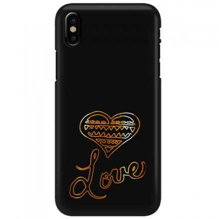 NEON GOLD ETUI NA TELEFON IPHONE X / XS A1865/A1920 MIENIĄCE SIĘ ZLC163