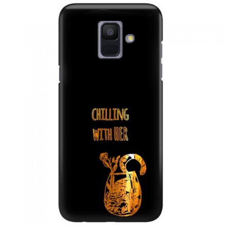 NEON GOLD ETUI NA TELEFON SAMSUNG GALAXY A6 2018 A600 MIENIĄCE SIĘ ZLC106