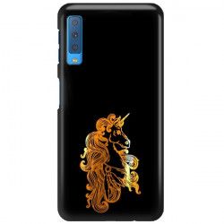 NEON GOLD ETUI NA TELEFON SAMSUNG GALAXY A7 2018 A8 PLUS A750 MIENIĄCE SIĘ ZLC124