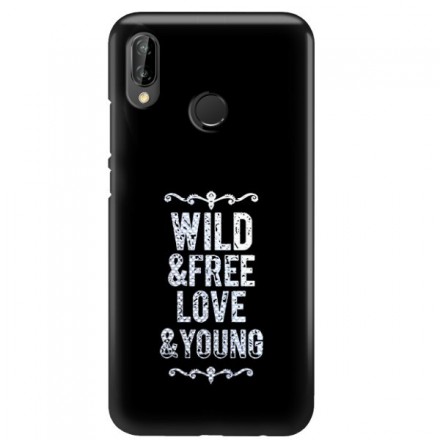 NEON SILVER ETUI NA TELEFON HUAWEI P20 LITE ANE-AL00 MIENIĄCE SIĘ ZLZ111