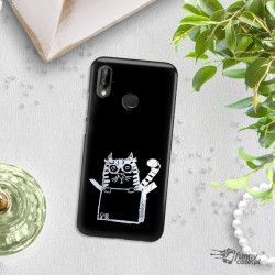 NEON SILVER ETUI NA TELEFON HUAWEI P20 LITE ANE-AL00 MIENIĄCE SIĘ ZLZ148