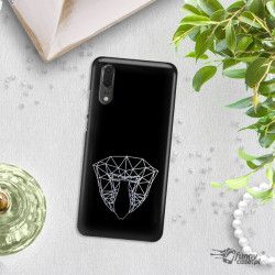 NEON SILVER ETUI NA TELEFON HUAWEI P20 EML-L09 MIENIĄCE SIĘ ZLZ104