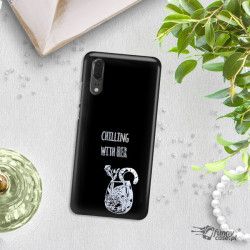 NEON SILVER ETUI NA TELEFON HUAWEI P20 EML-L09 MIENIĄCE SIĘ ZLZ106