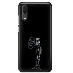 NEON SILVER ETUI NA TELEFON HUAWEI P20 EML-L09 MIENIĄCE SIĘ ZLZ110
