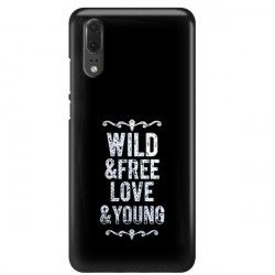 NEON SILVER ETUI NA TELEFON HUAWEI P20 EML-L09 MIENIĄCE SIĘ ZLZ111