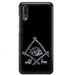 NEON SILVER ETUI NA TELEFON HUAWEI P20 EML-L09 MIENIĄCE SIĘ ZLZ115