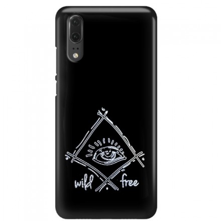 NEON SILVER ETUI NA TELEFON HUAWEI P20 EML-L09 MIENIĄCE SIĘ ZLZ115