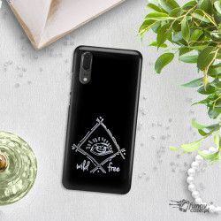 NEON SILVER ETUI NA TELEFON HUAWEI P20 EML-L09 MIENIĄCE SIĘ ZLZ115