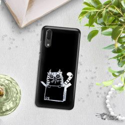 NEON SILVER ETUI NA TELEFON HUAWEI P20 EML-L09 MIENIĄCE SIĘ ZLZ148