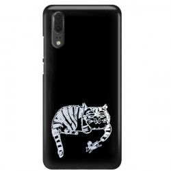 NEON SILVER ETUI NA TELEFON HUAWEI P20 EML-L09 MIENIĄCE SIĘ ZLZ149