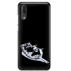 NEON SILVER ETUI NA TELEFON HUAWEI P20 EML-L09 MIENIĄCE SIĘ ZLZ150