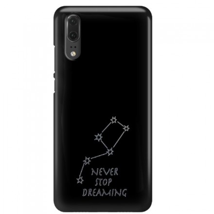 NEON SILVER ETUI NA TELEFON HUAWEI P20 EML-L09 MIENIĄCE SIĘ ZLZ151