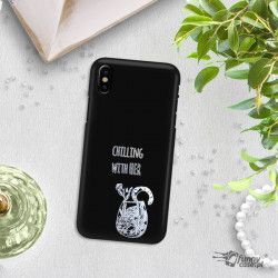 NEON SILVER ETUI NA TELEFON IPHONE X / XS A1865/A1920 MIENIĄCE SIĘ ZLZ106