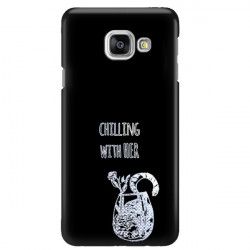 NEON SILVER ETUI NA TELEFON SAMSUNG GALAXY A3 2016 A310 CZARN NEON ZLZ106