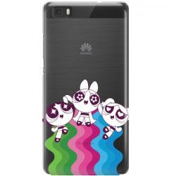 ETUI NA TELEFON HUAWEI P8 LITE CARTOON NETWORK ATOMÓWKI WZÓR AT501