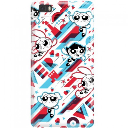 ETUI NA TELEFON HUAWEI P8 LITE CARTOON NETWORK ATOMÓWKI WZÓR AT561