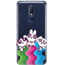 ETUI NA TELEFON NOKIA 5.1 CARTOON NETWORK ATOMÓWKI WZÓR AT501