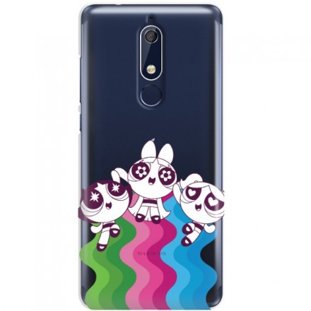 ETUI NA TELEFON NOKIA 5.1 CARTOON NETWORK ATOMÓWKI WZÓR AT501