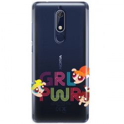 ETUI NA TELEFON NOKIA 5.1 CARTOON NETWORK ATOMÓWKI WZÓR AT505