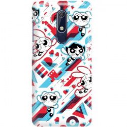 ETUI NA TELEFON NOKIA 5.1 CARTOON NETWORK ATOMÓWKI WZÓR AT561