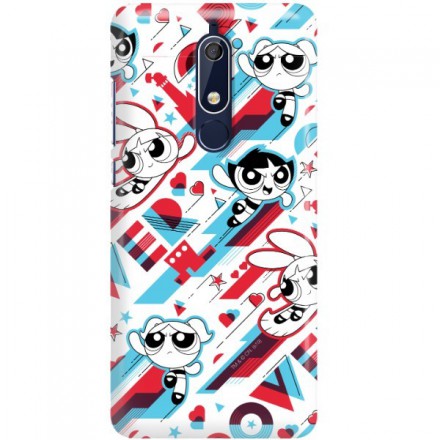 ETUI NA TELEFON NOKIA 5.1 CARTOON NETWORK ATOMÓWKI WZÓR AT561