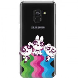 ETUI NA TELEFON SAMSUNG GALAXY A8 2018 CARTOON NETWORK ATOMÓWKI WZÓR AT501