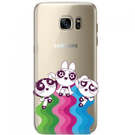 ETUI NA TELEFON SAMSUNG GALAXY S7 EDGE CARTOON NETWORK ATOMÓWKI WZÓR AT501