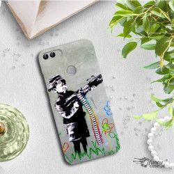 ETUI NA TELEFON HUAWEI P SMART FIG-LX1 BANKSY WZÓR BK162