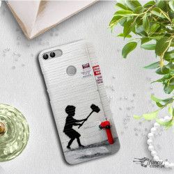 ETUI NA TELEFON HUAWEI P SMART FIG-LX1 BANKSY WZÓR BK178