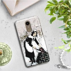 ETUI NA TELEFON LG K10 2017 M250N BANKSY WZÓR BK100