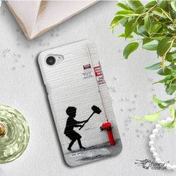 ETUI NA TELEFON LG Q6 BANKSY WZÓR BK178