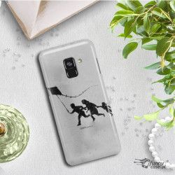 ETUI NA TELEFON SAMSUNG GALAXY A8 2018 A530 BANKSY WZÓR BK168