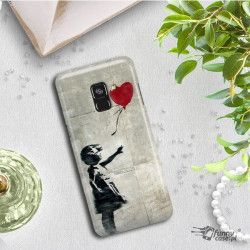 ETUI NA TELEFON SAMSUNG GALAXY A8 2018 A530 BANKSY WZÓR BK179