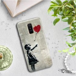 ETUI NA TELEFON SAMSUNG GALAXY A6 PLUS 2018 A610 BANKSY WZÓR BK179