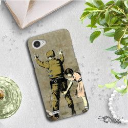 ETUI NA TELEFON LG Q6 BANKSY WZÓR BK135