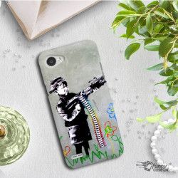 ETUI NA TELEFON LG Q6 BANKSY WZÓR BK162