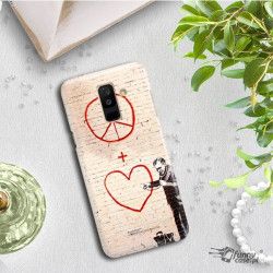 ETUI NA TELEFON SAMSUNG GALAXY A6 PLUS 2018 A610 BANKSY WZÓR BK146