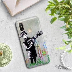 ETUI NA TELEFON XIAOMI Mi A2 BANKSY WZÓR BK162