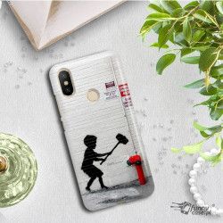 ETUI NA TELEFON XIAOMI Mi A2 BANKSY WZÓR BK178