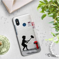 ETUI NA TELEFON XIAOMI Mi8 BANKSY WZÓR BK178