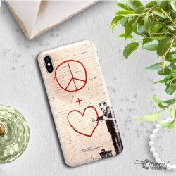 ETUI NA TELEFON IPHONE X A1901 BANKSY WZÓR BK146