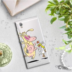 ETUI NA TELEFON SONY XPERIA L1 G3311 CARTOON NETWORK KK176 CLASSIC KROWA I KURCZAK