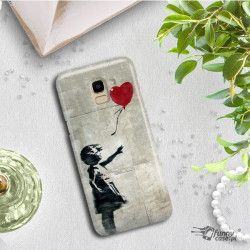 ETUI NA TELEFON SAMSUNG GALAXY J4 PLUS 2018 J410 BANKSY WZÓR BK179