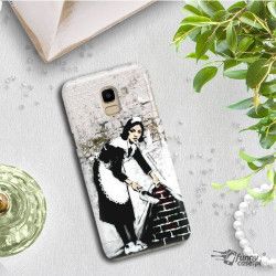 ETUI NA TELEFON SAMSUNG GALAXY J4 PLUS 2018 J410 BANKSY WZÓR BK100