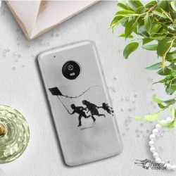 ETUI NA TELEFON LENOVO MOTO E5 BANKSY WZÓR BK168